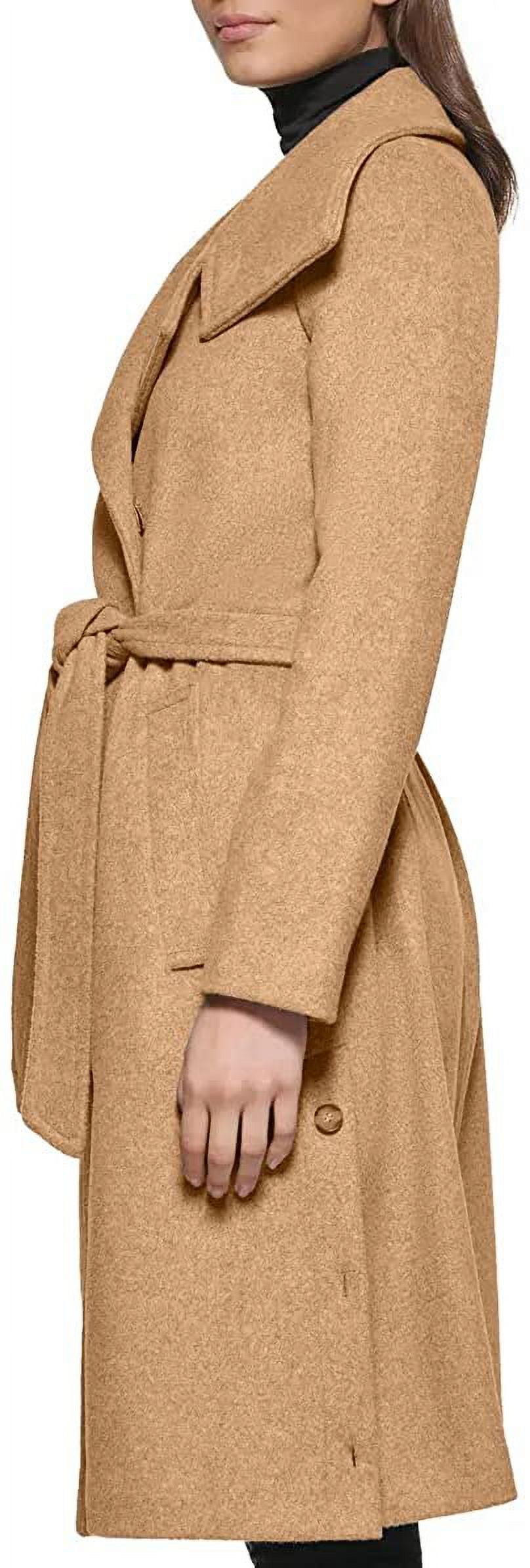tie waist waterfall coat