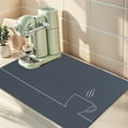 thumbnail image 4 of Unique Bargains Quick Dry Coffee Bar Dish Drying Mat Gray 19.7*15.7 inch, 4 of 7