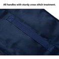 thumbnail image 4 of (Azul oscuro) Bolsa de almacenamiento grande para ropa debajo de la cama con cremallera, bolsa de transporte gruesa para ropa de tamaño ultra, a prueba de humedad, 4 of 5