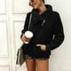 thumbnail image 5 of Chaqueta de abrigo de imitación cálida para mujer de moda Sudadera de manga larga sólida con cremallera de invierno Fridja BV0+2976, 5 of 9