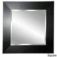 thumbnail image 3 of Rayne Mirrors Black Leather Wall Mirror, 3 of 5