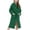 GreenA, variant on Girls Hooded Fuzzy Bathrobe Fleece Long Sleeve Lounge Robe Casual Soft Housecoat with Bear Ears Belt Pocket 5‑15 Years