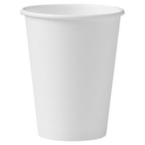 412WN-2050 12 oz White SSP Paper Hot Cup (Case of 1000)