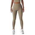 thumbnail image 1 of Leggings de cintura alta con bolsillos for mujer, pantalones de Yoga elásticos suaves, Leggings de entrenamiento informales a prueba de sentadillas, 1 of 7