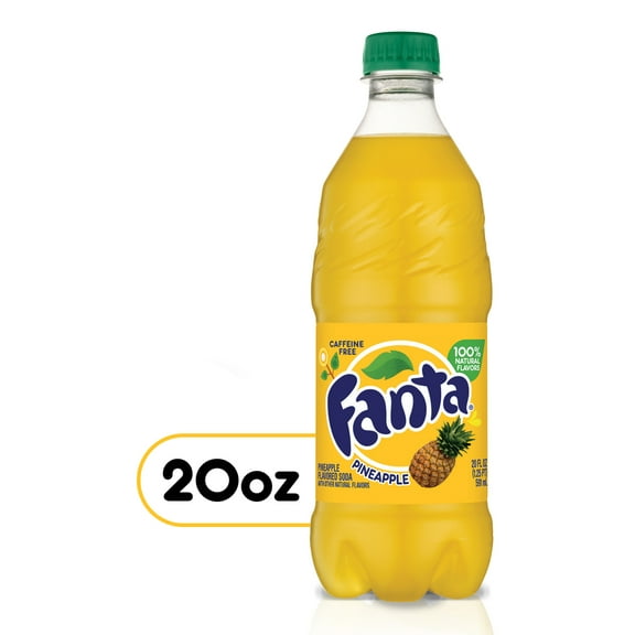 Fanta Pineapple Soda 20oz Bottles (Pack of 8)