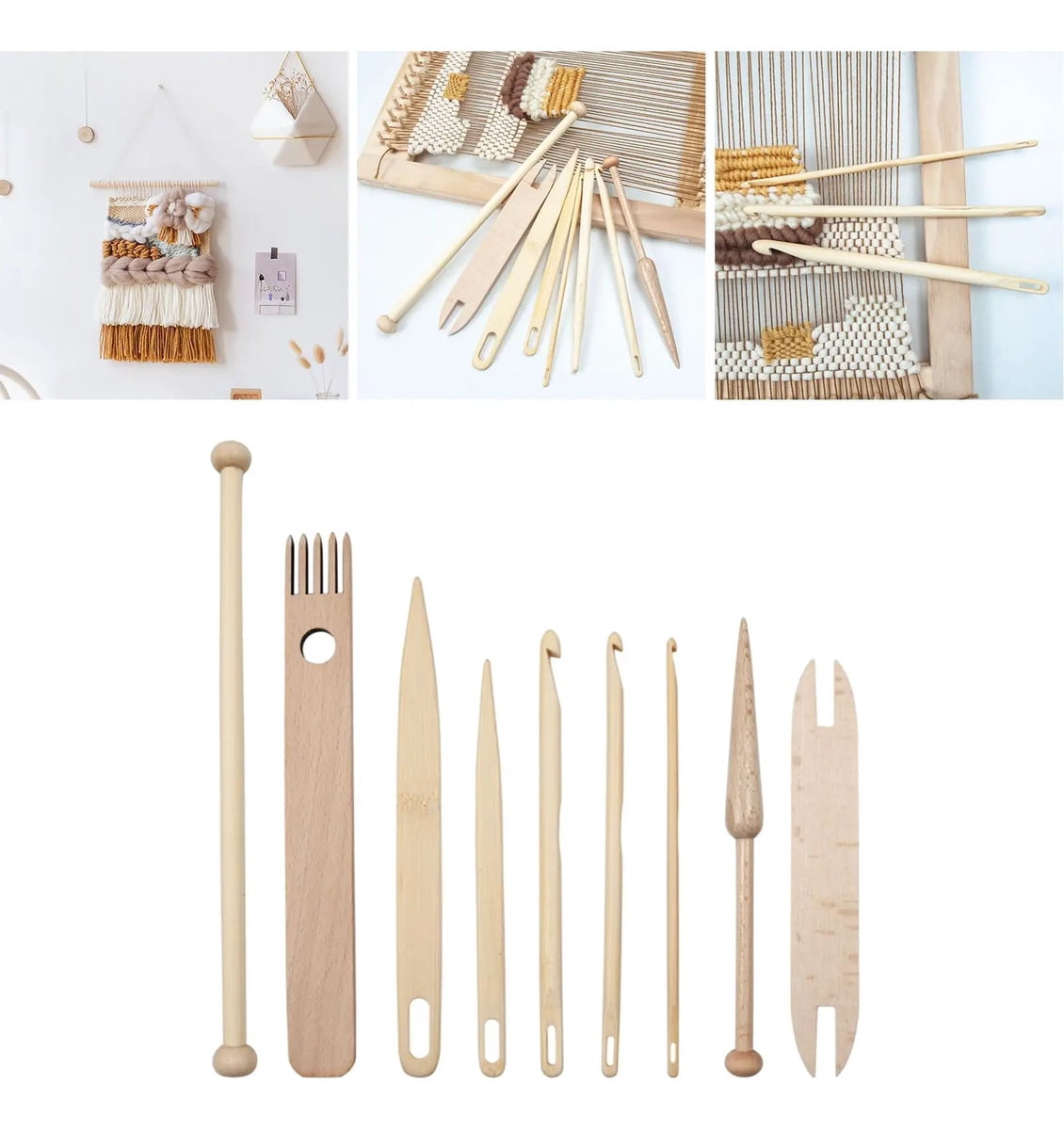 Knitting machine 9x knitting needles crochet hook