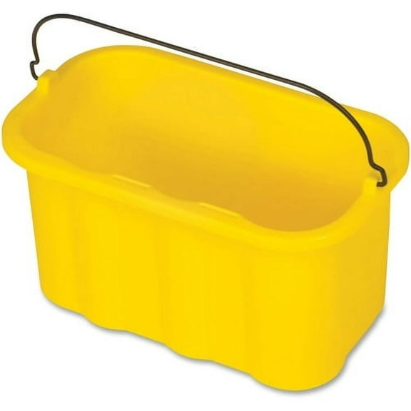 Rubbermaid Commercial 10-quart Sanitizing Caddy 10 quart - 8" x 14" x 7.5" - Yellow - 1 Each