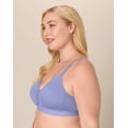 thumbnail image 3 of Playtex Women's Wireless Bra, Smoothing Comfort, Moisture-Wicking Chateau Blue 38DDD, 3 of 4