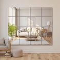 thumbnail image 2 of Baldosas sin marco Home Mirror Delma de 16 piezas, 35,5 x 30,5 cm, 2 of 8