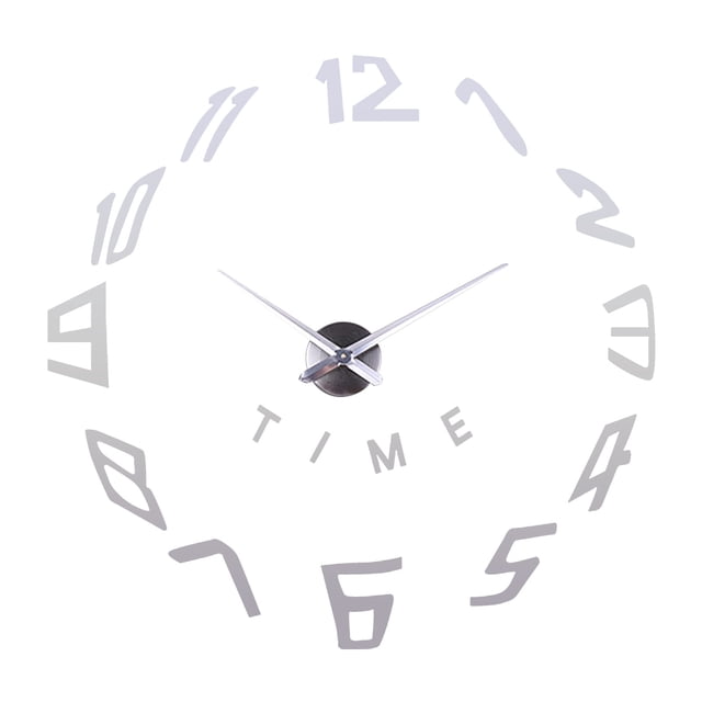 31-47-Inch Number DIY 3D Wall Clock Quartz Home Office Decoration Art Clock