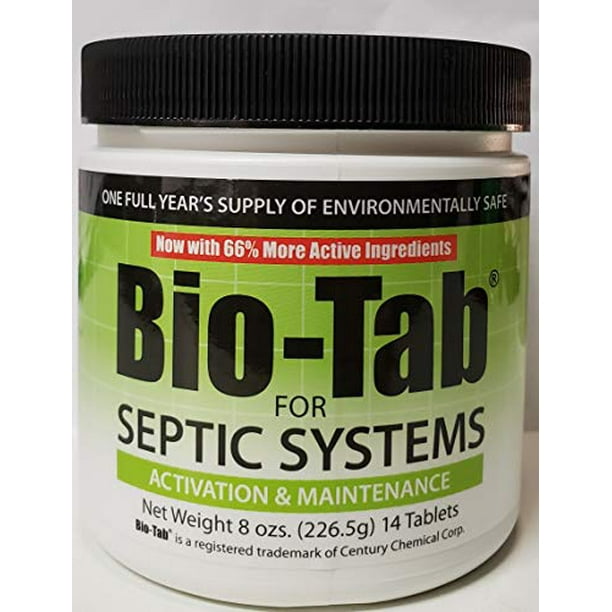 BioTab for Septic Systems 8 oz (226.5g) 14 Tablets
