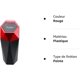 thumbnail image 5 of RV Mini (20x7,7 cm) bote de basura rojo para coche con tapa de plástico a prueba de fugas para coche/hogar/dormitorio/oficina Rojo Verde, 5 of 5