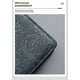 thumbnail image 2 of black A5 Carpeta de cuero con relieve A6/a5, bolsillo con cremallera, cuaderno, factura de presupuesto en efectivo, 2 of 5