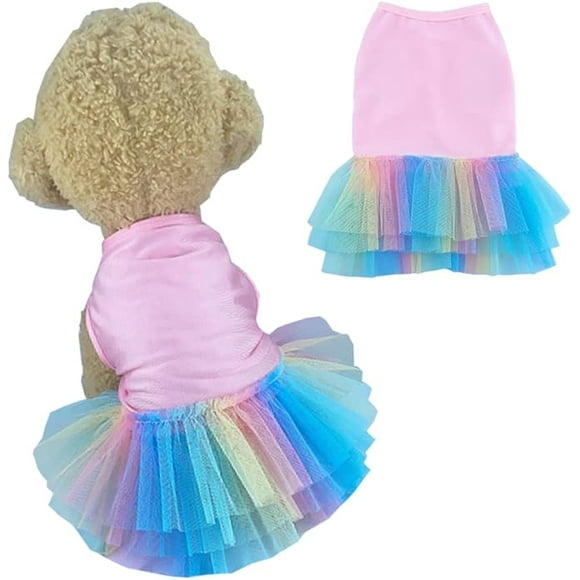 Nuevo Modelo de Vestido para Perros para la Primavera y el Verano Ropa para Perros Delgada