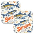 thumbnail image 7 of Yayeee 2-Pack Plug in LED Night Lights with Light Sensors Motion Detectors, Blue Sardines Pattern, 7 of 7