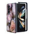 thumbnail image 1 of ANJ+ Protective Snap-On Design Printed Case Compatible with Samsung Galaxy Z Fold 4 - Water Mists Roses, 1 of 5