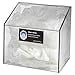 thumbnail image 3 of RackEm Racks 5120-W Hair Net-Beard Cover-Shoe Cover Dispenser with Clear Lid- White Heavy- Duty Plastic, 3 of 3