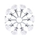 thumbnail image 1 of Wosthever 10 pomos de cristal para cajón y puerta de armario con corte de diamantes, actualización moderna y elegante para muebles únicos Decoración del hogar Color transparente, 1 of 6