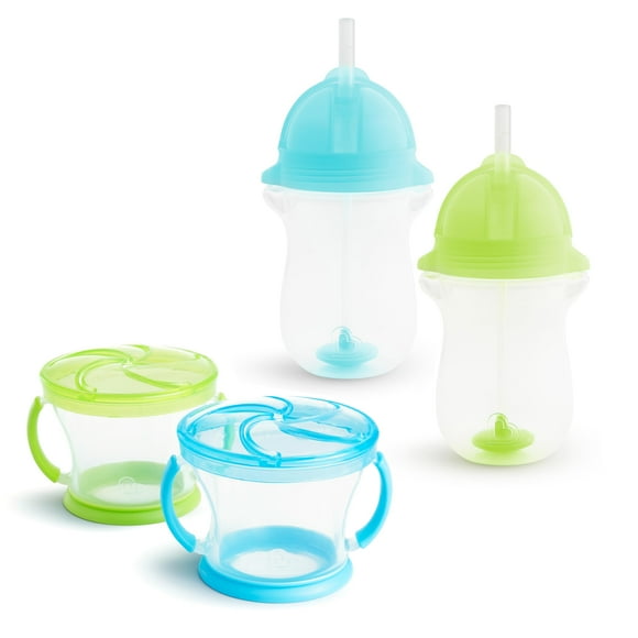 Vasos y recipientes para aperitivos Munchkin Happy Snacker para niños pequeños