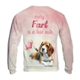 thumbnail image 2 of Every Fart is Love Note Beagle Guilty Face Happy Valentine's All Over Print 3D Sweatshirt Unisex Merch Beagles Dog Lover Gifts Idea - 01016, 2 of 6