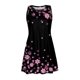 thumbnail image 4 of ICHUANYI Clearance Women's Fashion Sleeveless Round Neck Casual Pocket Printed Dress(Black, L) ICHUANYI WER2023081115615, 4 of 4