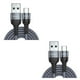 thumbnail image 3 of Sidaley Cable USB tipo C 5A para Mate 30 P30 P20 Pro Lite, de carga rápida USBC tipo C, Cable de USB-C gris 1m 2piezas, 3 of 5
