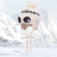 thumbnail image 2 of MEICHEN Winter Beanie Hat With Goggles Fashion Solid Color Warm Trapper Hat Knitted Skull Cap for Skiing Cycling, 2 of 7