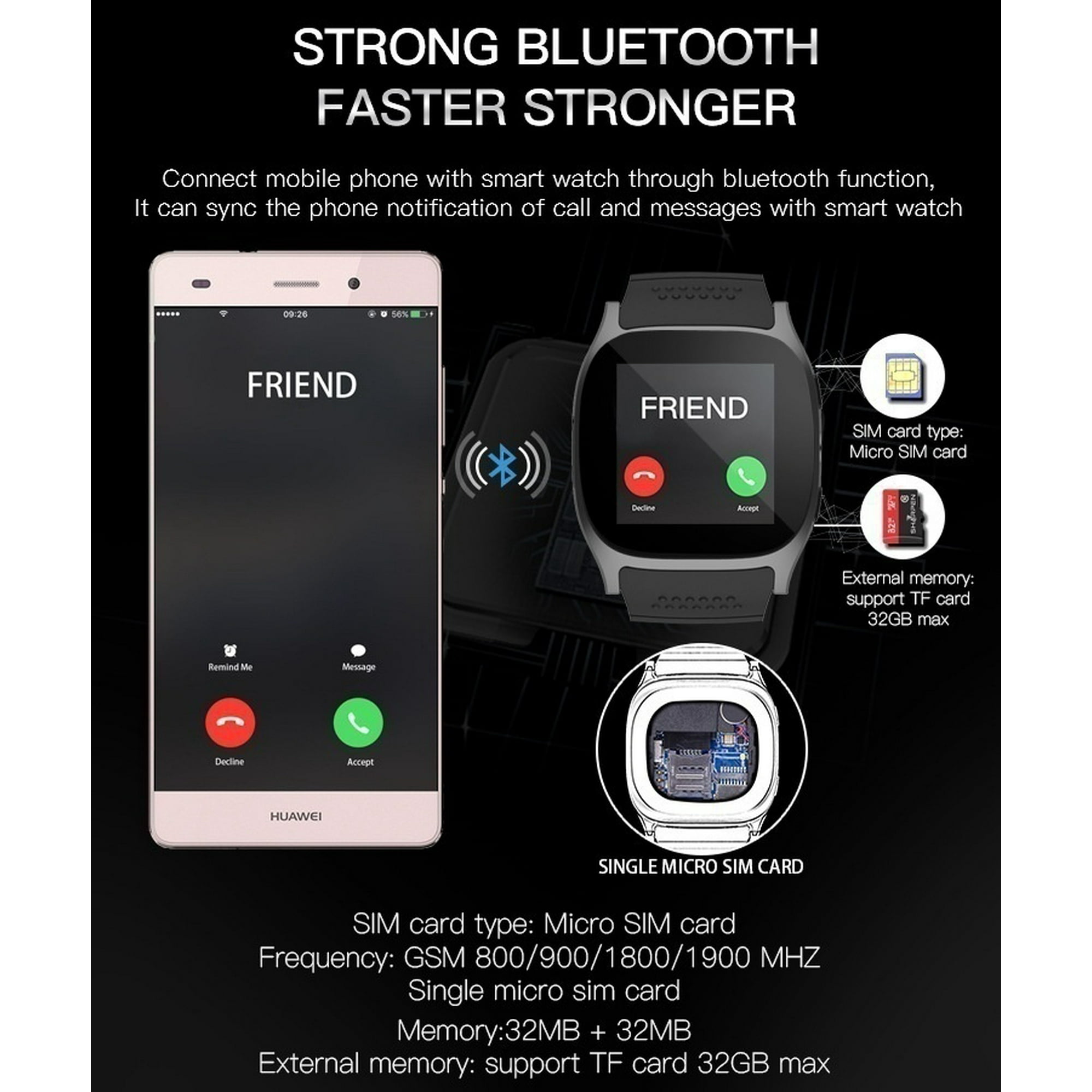 T8 smart watch app hotsell