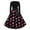 Black-3, variant on Womens Dresses Halloween Printed Round Neck Long Sleeve Italian Dress