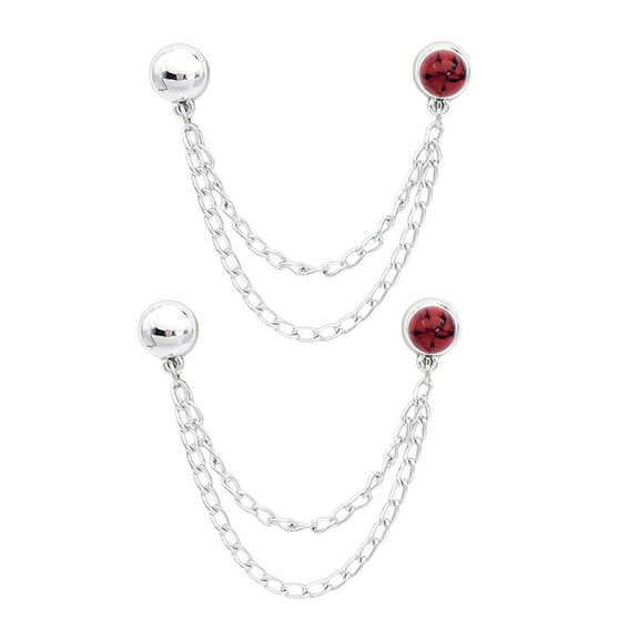 Yokua Quick Magnetic Trouser Cuffs Fasteners Clothing Clips Magnets with Chain