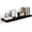 Black, variant on 36 Inch Black Floating Shelves for Wall,10 Deep Wood Shelves with Invisible Brackets,Wall Mounted Storage & Display Shelves for Bedroom,Living Room,Kitchen,Office