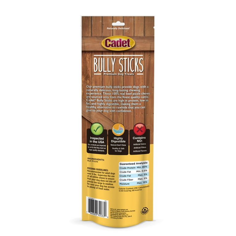 Large top bully sticks