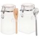 thumbnail image 1 of 2 Sets Bath Salt Storage Bottles Mask Powder Bottles Sub-packaging Bottles with Spoon, 1 of 4