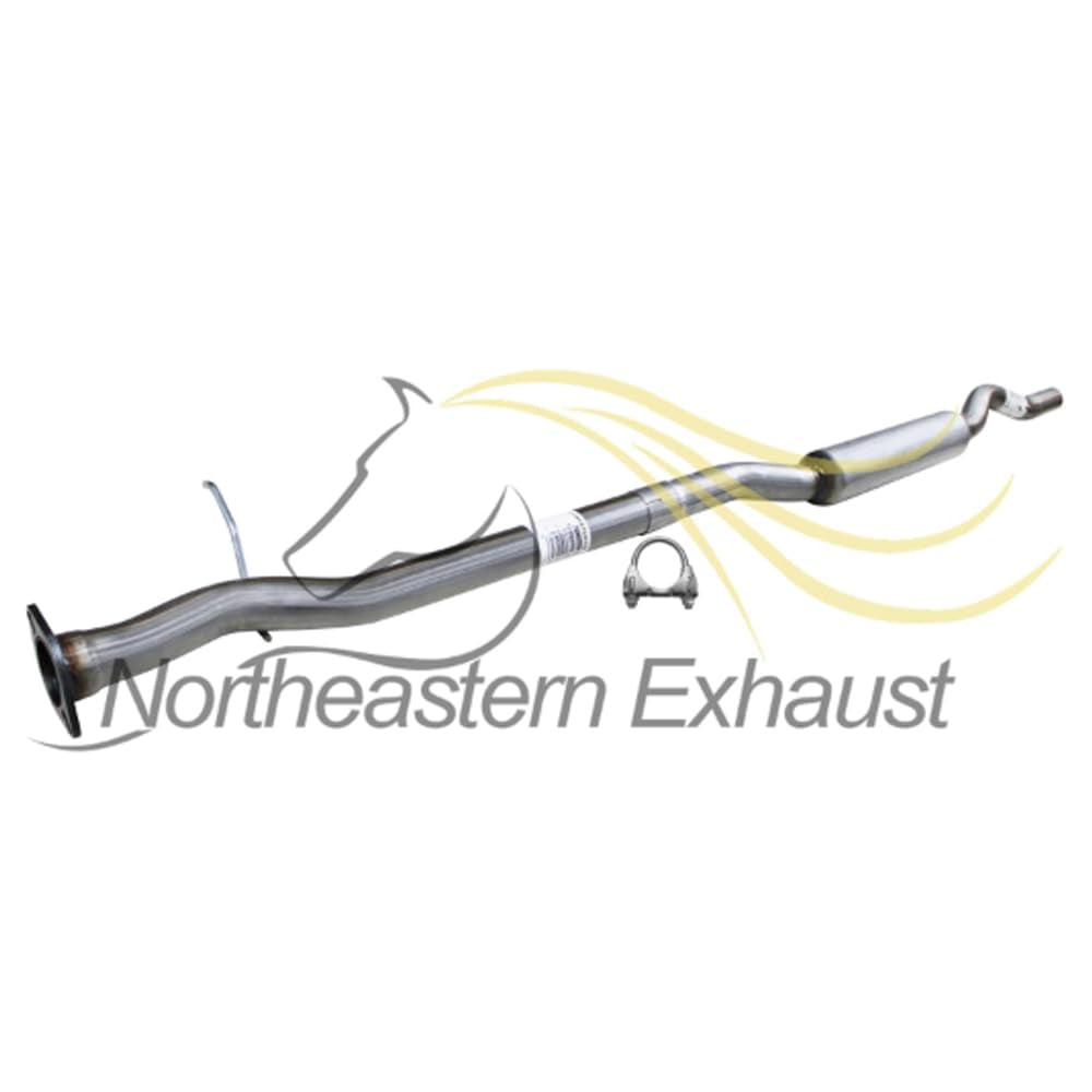 Northeastern Exhaust Resonator Pipe & Muffler Fits 2014-2019 Nissan Rogue 2.5L - Direct Fit | Stainless Steel Complete System