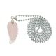thumbnail image 4 of Cadena de Collar Hugo con colgante de piedra de cristal tallada a mano con ángel rosa, 4 of 5