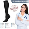 thumbnail image 6 of Compression Socks for Women and Men Circulation (3 Pairs) - Best for Nursing,Running,Travel Knee High Socks, 6 of 7