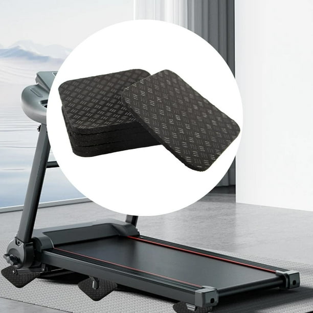 Mat de la cinta de correr Piudad de antivibración PARTA NO SLIVE PROTECTOR EQUIPO de EQUIPO de EQUIPO de ESTADO para MÁQUINA de CONTRACIÓN ELÍPICA DEL Pequeño y 6 piezas