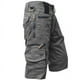 thumbnail image 2 of Pantalones cortos de trabajo de algodón puro para hombre, holgados, de pierna recta, de verano, de gran tamaño, a la moda, casuales, de largo medio, con múltiples bolsillos, 2 of 5