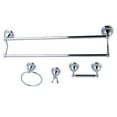 thumbnail image 3 of Kingston Brass  Restoration 4-Piece Bathroom Hardware Brushed Nickel Brushed Nickel Finish, 3 of 5