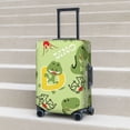 thumbnail image 3 of Wukai Cute Dinosaurs Cartoon Elastic Luggage Cover: Personalized Protection for Your Suitcase - Fits 19~29-inch, Washable & Durable Travel Companion-Small, 3 of 8