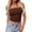Brown, variant on Women Tube Tops Strapless Going Out Crop Top Spring Fashion Y2K Summer Bandeau Shirt Beach Vacation Clothes