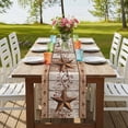 thumbnail image 4 of Table Runners 72 Inches Long Dress Scarves, Vintage Texas Star Wooden Farmhouse Kitchen/Dining Table Runner, Coffee Tablerunners, Farmhouse Berry Country 16x72 Inch, 4 of 9