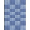 thumbnail image 1 of Ahgly Company Indoor Rectangle Patterned Sky Blue Novelty Area Rugs, 7' x 10', 1 of 6