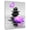 Purple, variant on Zen Wall Art Zen Stone White Lotus Flower Bloom in Water Butterfly Canvas Wall Art Meditation Yoga Nature Modern Prints Posters Artwork Living Room Bathroom Bedroom Office Wall Art Decor,10x8 Inches