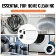 thumbnail image 6 of 22-Piece 30-Foot Dryer Vent Cleaning Kit - 3 Sizes Flexible Lint Brush, Reinforced Nylon Duct Brush, Clamp Connectors - Dryer Vent Cleaner Kit for Lint Removal & Airflow Improvement, 6 of 10
