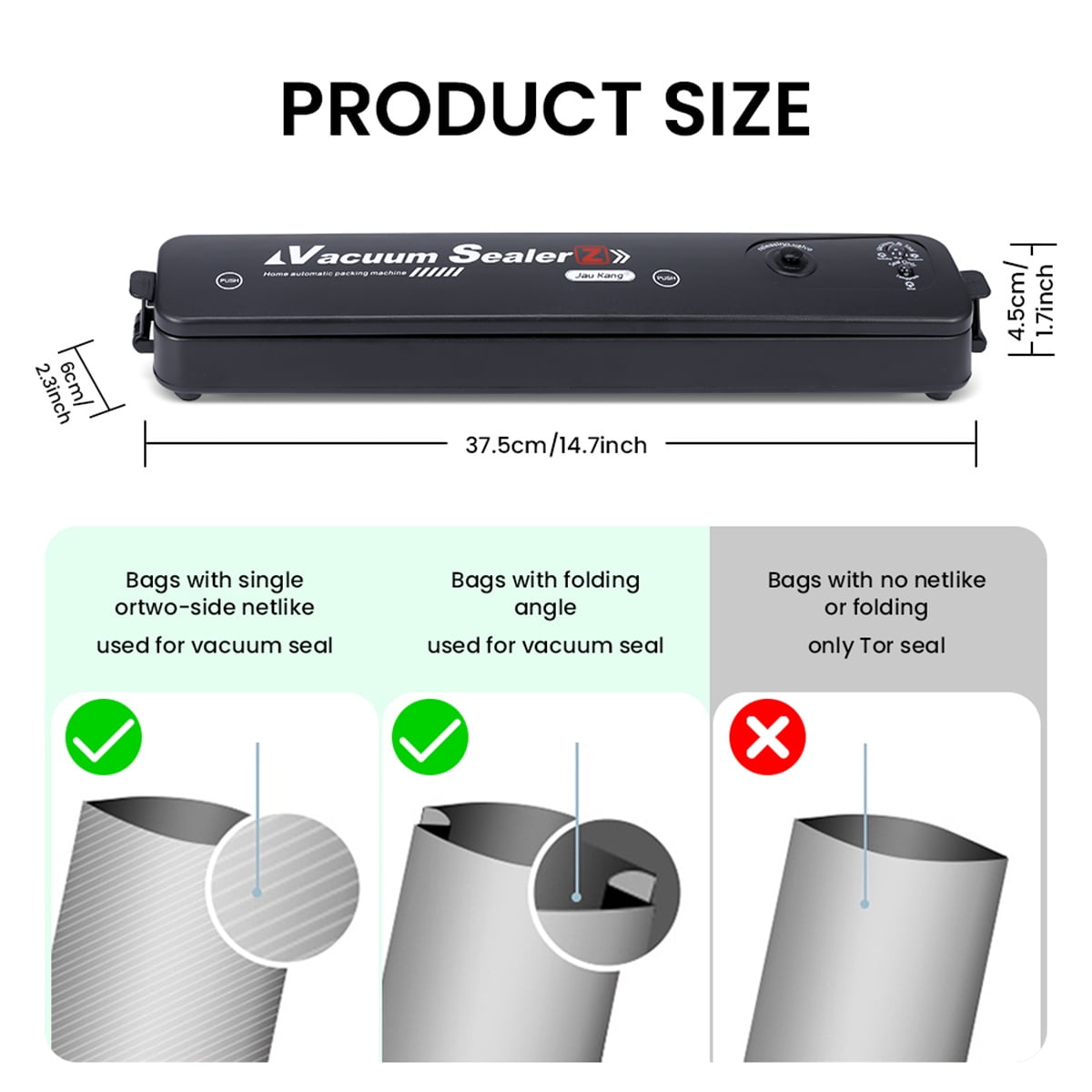 Buy Vacuum Sealer220V Food Vacuum Sealing Machine Built in Air Sealing