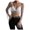 White, variant on Women Sexy Sheer Mesh Rhinestone Tee Shirt Long Sleeve Crewneck See Through Hollow Out Solid Going Out Smock Tops Black M