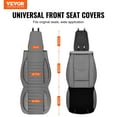 thumbnail image 2 of VEVOR Seat Covers, Universal Car Seat Covers Front Seats, 2pcs Faux Leather Seat Cover, Semi-enclosed Design, Detachable Headrest and Airbag Compatible, for Most Cars SUVs and Trucks Gray, 2 of 9