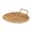 S, variant on L Large Woven Style Storage Tray Imitation Woven Serving Basket Fruit Table