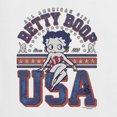 thumbnail image 5 of Wild Bobby Betty Boop All American Girl Since 1930 Betty Boop Unisex Hoodie Sweatshirt, White, Medium, 5 of 5